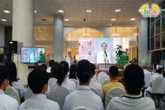 นิทรรศการสัปดาห์วันมะเร็งโลก ประจำปี 2563 สถานวิทยามะเร็งศิริราช คณะแพทยศาสตร์ศิริราชพยาบาล มหาวิทยาลัยมหิดล