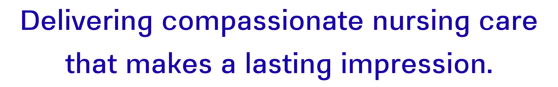 compassionate nursing