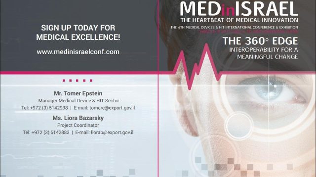 Invitation To Participate in MEDinISRAEL 2017