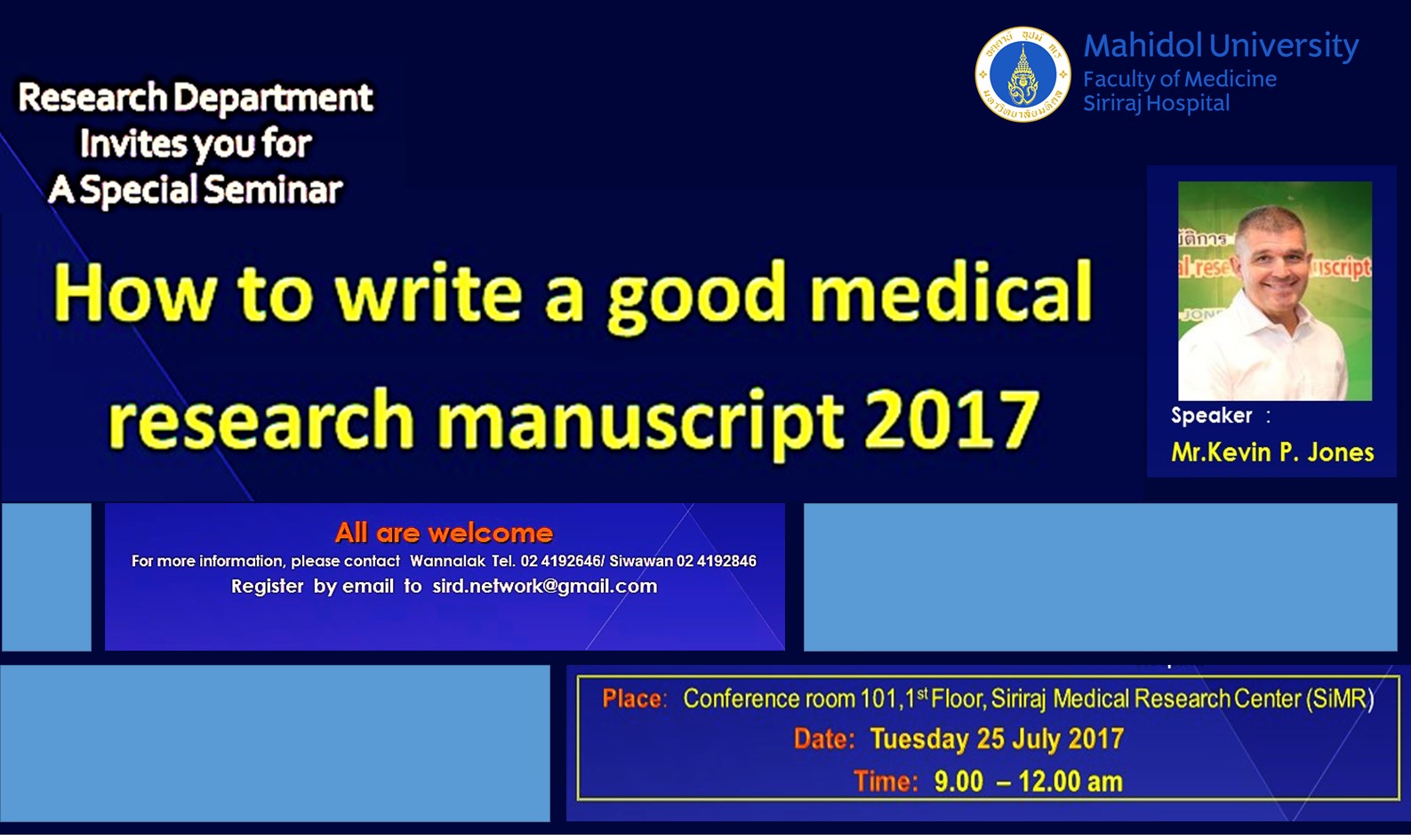 How to write a good medical research manuscript 2017