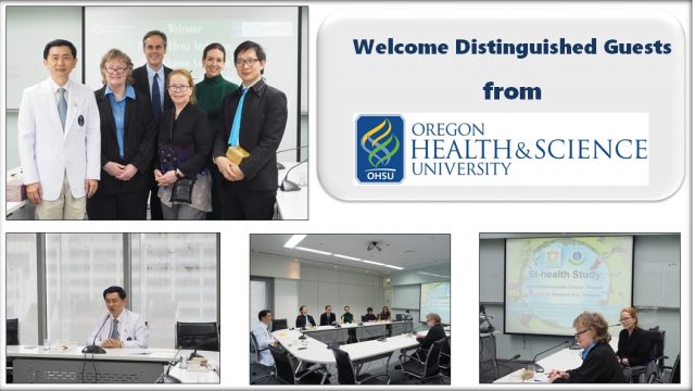 Welcome Distinguished Guests from Oregon Health and Science University (OHSU)