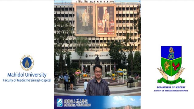 Dr. Kuen Jang Tsai Undertakes Short Course Training at Department of Surgery Siriraj Hospital
