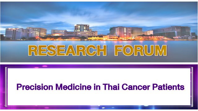 Precision Medicine in Thai Cancer Patients