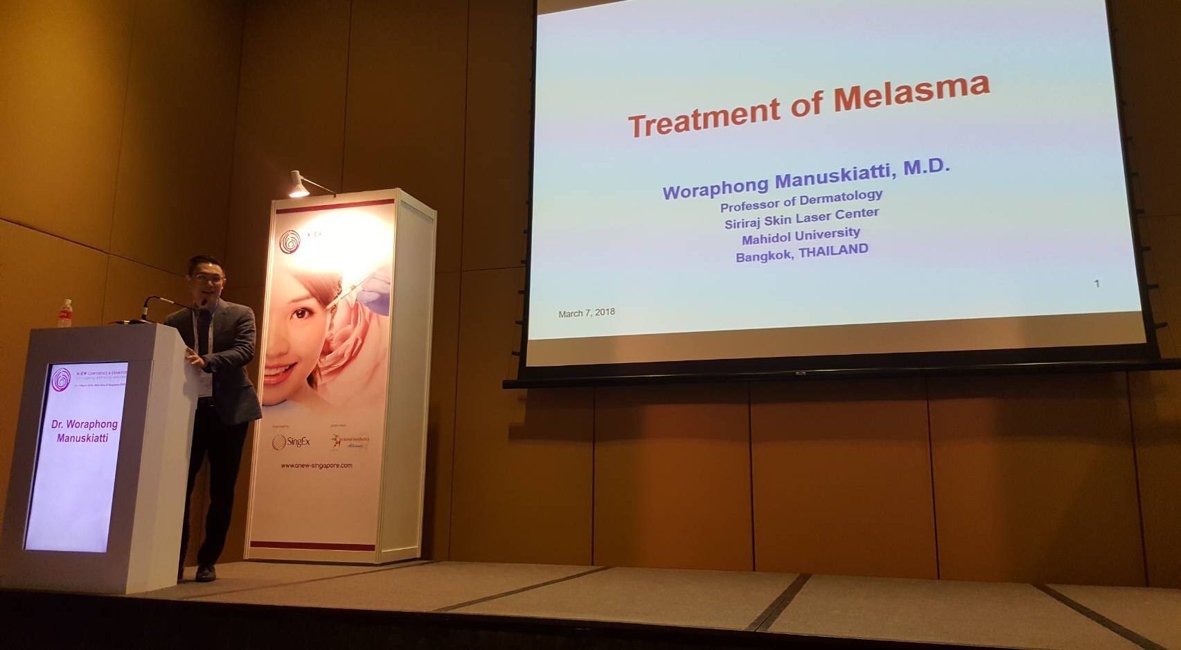 Professor Woraphong Delivered Lecture at AnEW Conference, Singapore