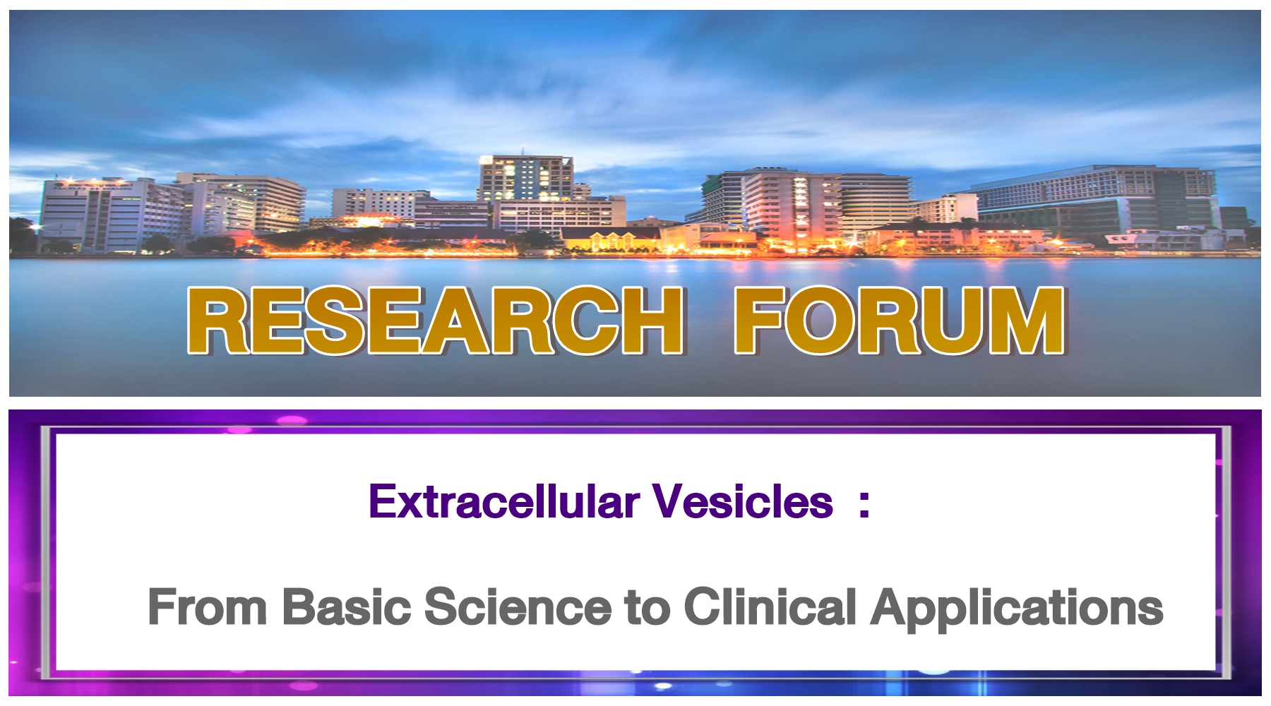 Extracellular Vesicles: from Basic Science to Clinical Applications