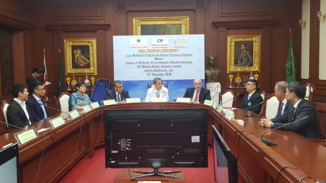 Siriraj Joined Hands with CP Medical Center for Joint Research Program on Cancer Precision Medicine