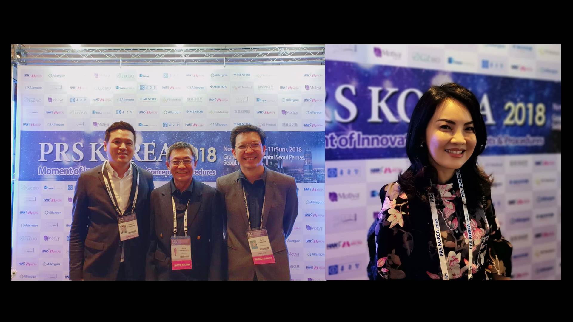 Siriraj’s Surgery and Dermatology attended the “PRS Korea 2018: Moment of Innovation, the International Confederation of Plastic Surgery Societies”
