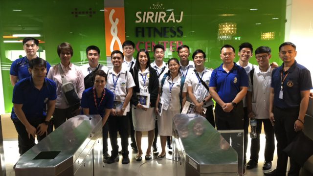 College of Rehabilitation Sciences, University of Santo Tomas Visits Siriraj
