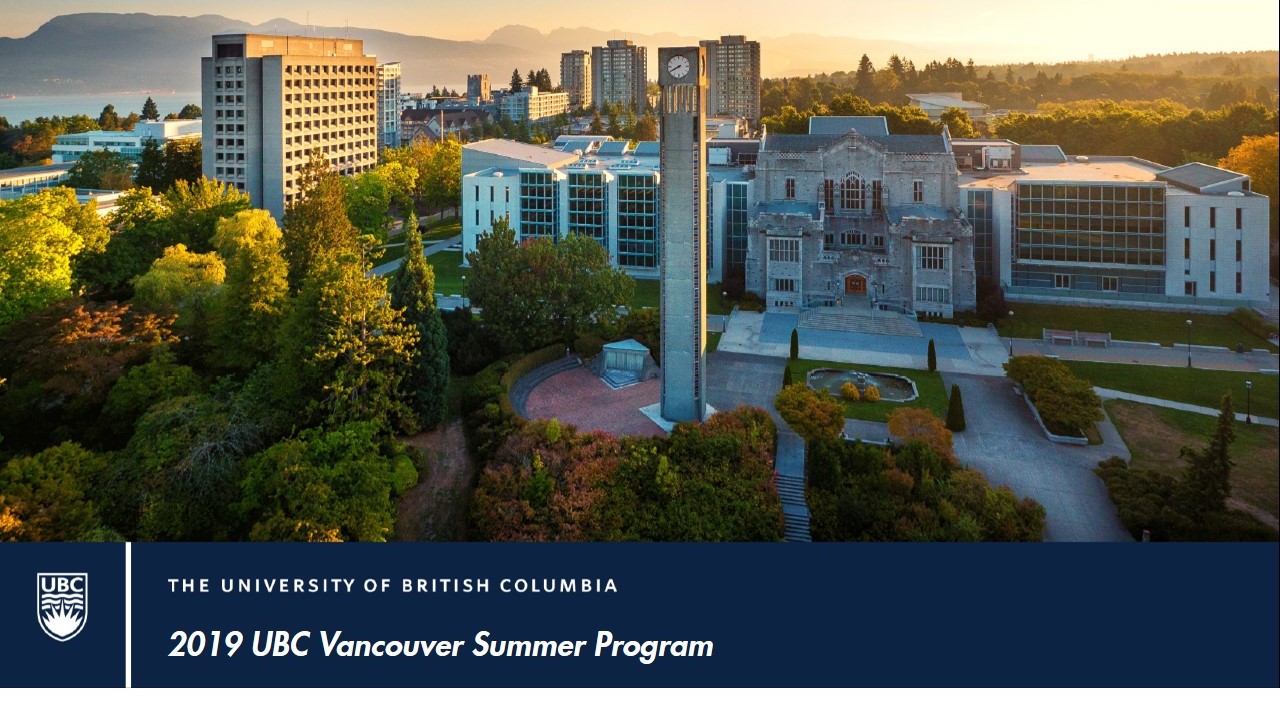 2019 UBC Vancouver Summer Program