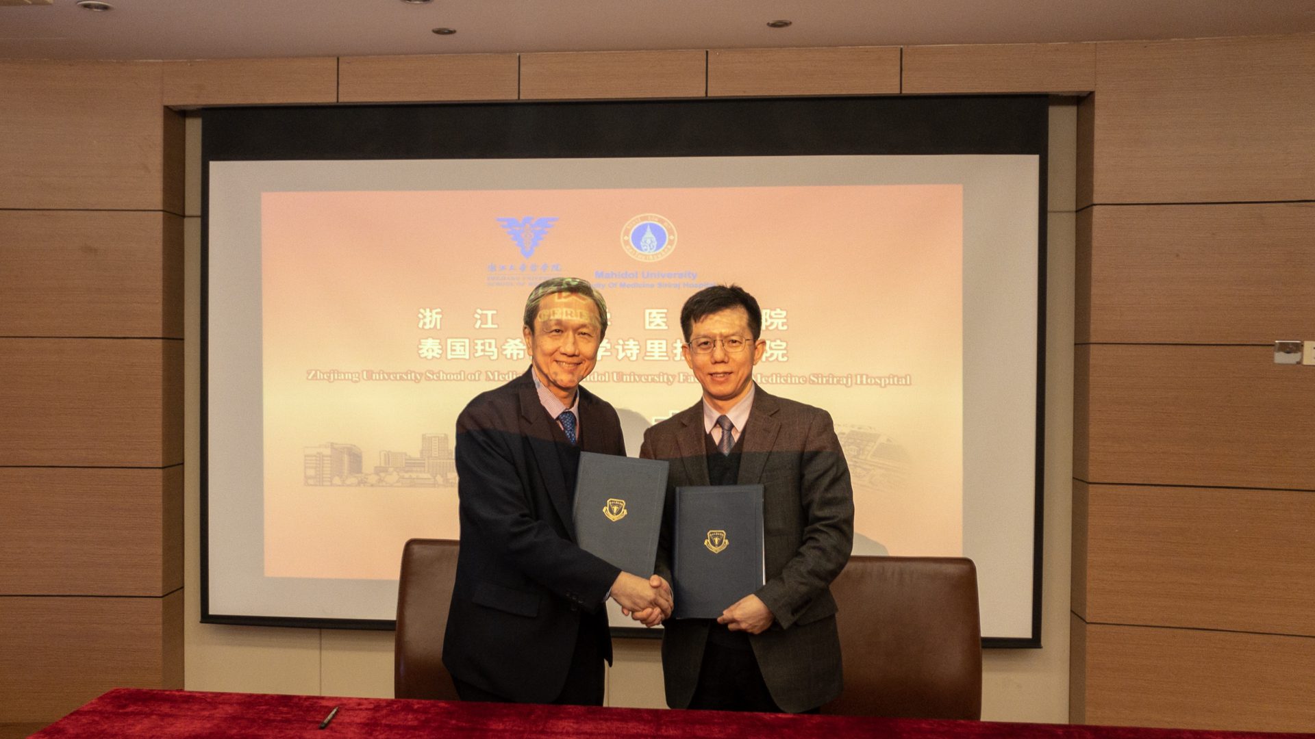 MOU Renewal with Zhejiang University School of Medicine