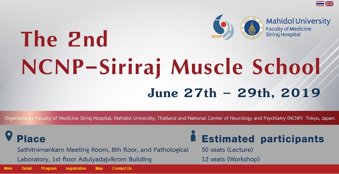 The 2nd NCNP-Siriraj Muscle School