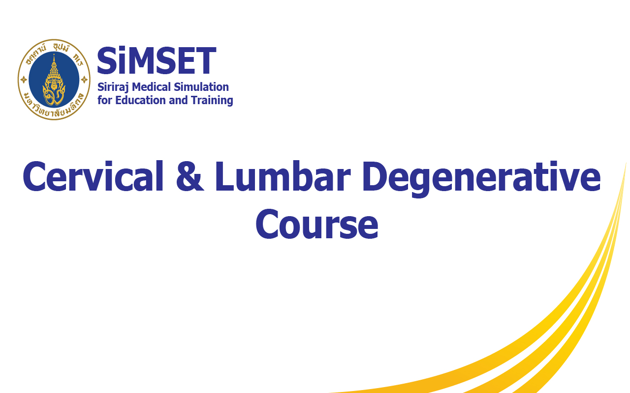 Cervical & Lumbar Degenerative Course