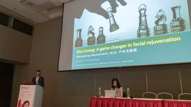 Siriraj Faculty Delivered 3 Presentations at “Aesthetic Medicine World Congress Asia-Taiwan Dermatology Aesthetic Conference 2019” in Taiwan