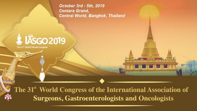 The 31st World Congress of the International Association of Surgeons, Gastroenterologists and Oncologists (IASGO 2019)