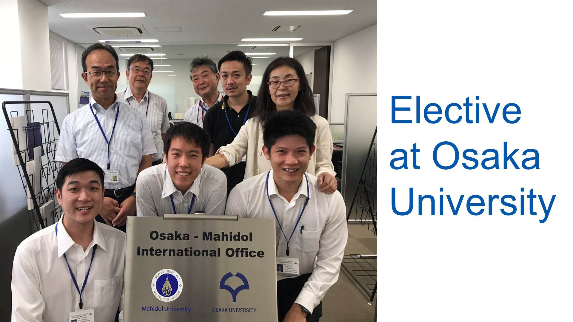 Elective Program At Osaka University Siriraj