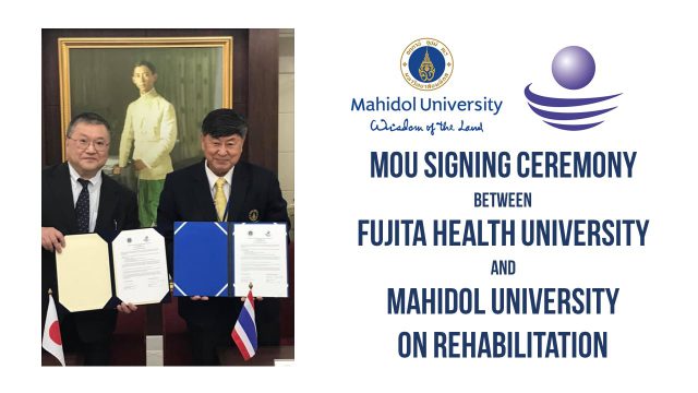 MOU between Fujita Health University and Mahidol University