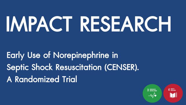Impact Research: Norepinephrine in Septic Shock Resuscitation