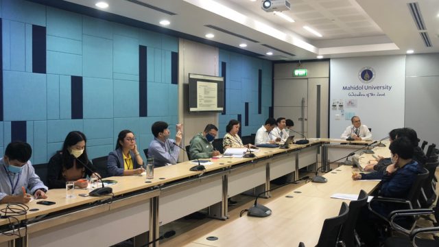 Our meeting with Research Administration Division and Human Resource Division, Mahidol University.