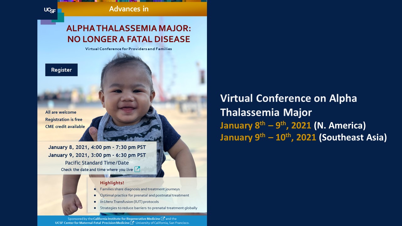 Virtual Conference on Alpha Thalassemia Major