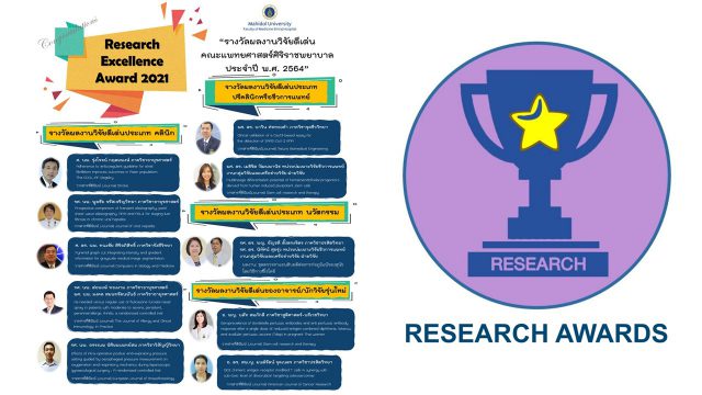 Siriraj Research Excellence Award 2021