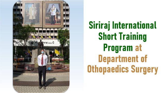 Short Training Program at Siriraj Orthopaedic Surgery