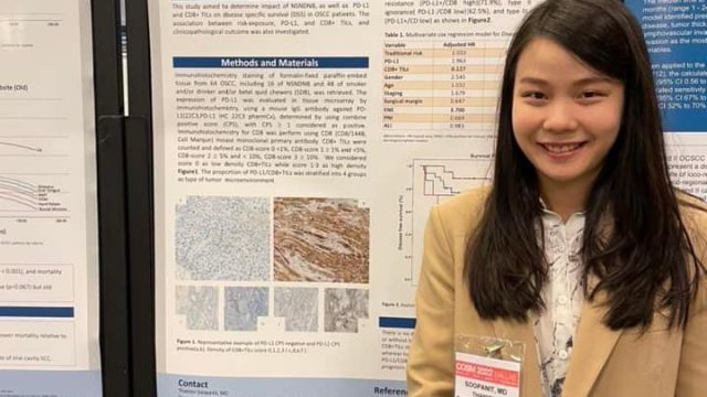 Congratulations to Dr.Thanion Soopanit, Fellowship in Head and Neck Surgery, on receiving one of the best poster at COSM 2022