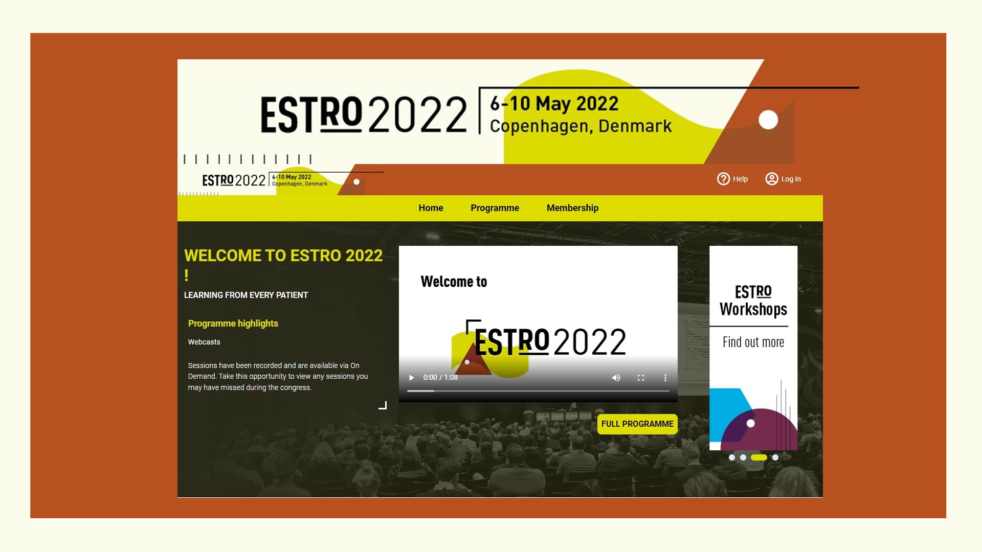 Siriraj Faculty Abroad at ESTRO 2022