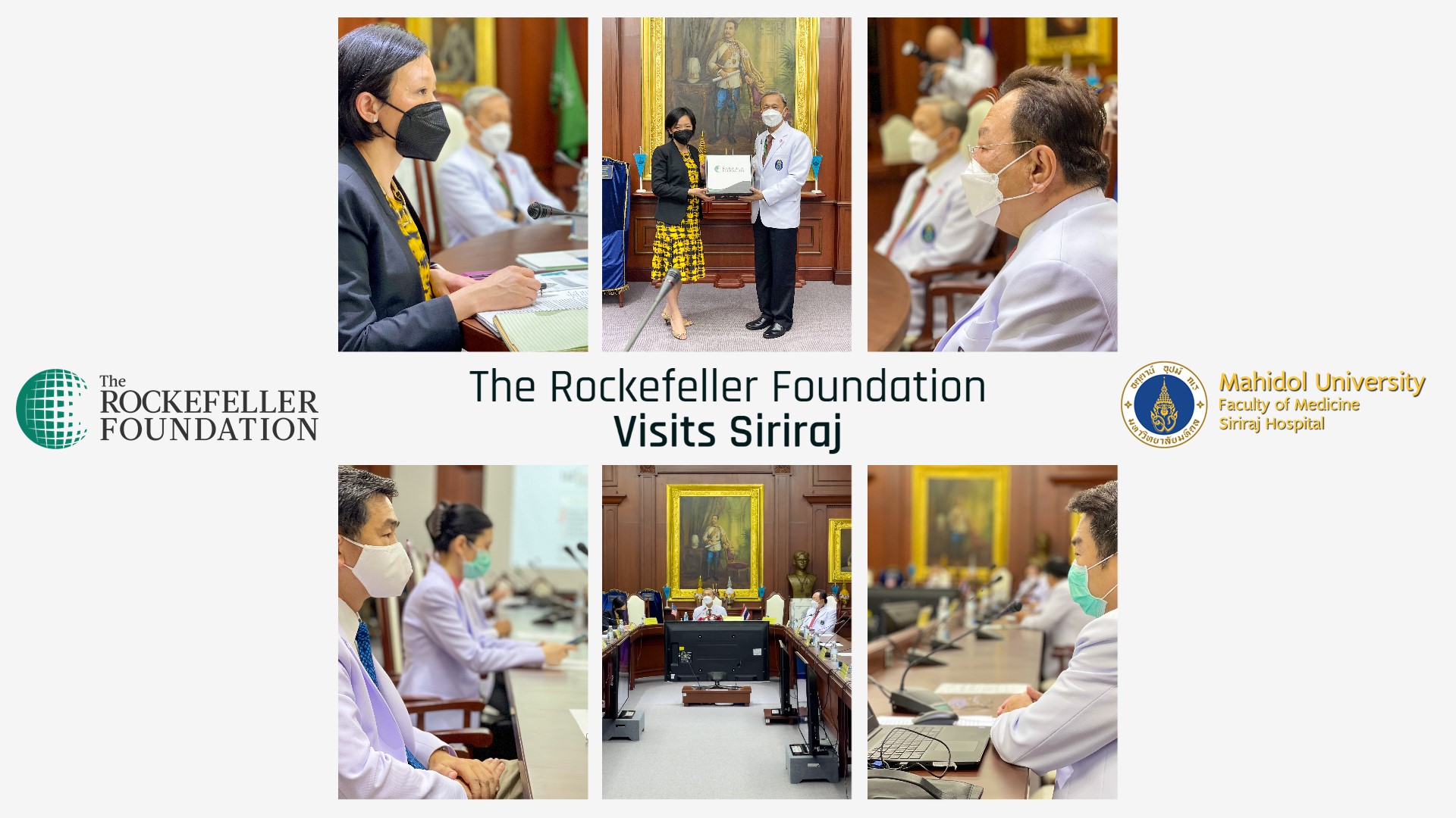 The Rockefeller Foundation Visits Siriraj