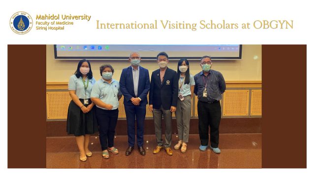 Siriraj International Visiting Scholars at SiOBGYN