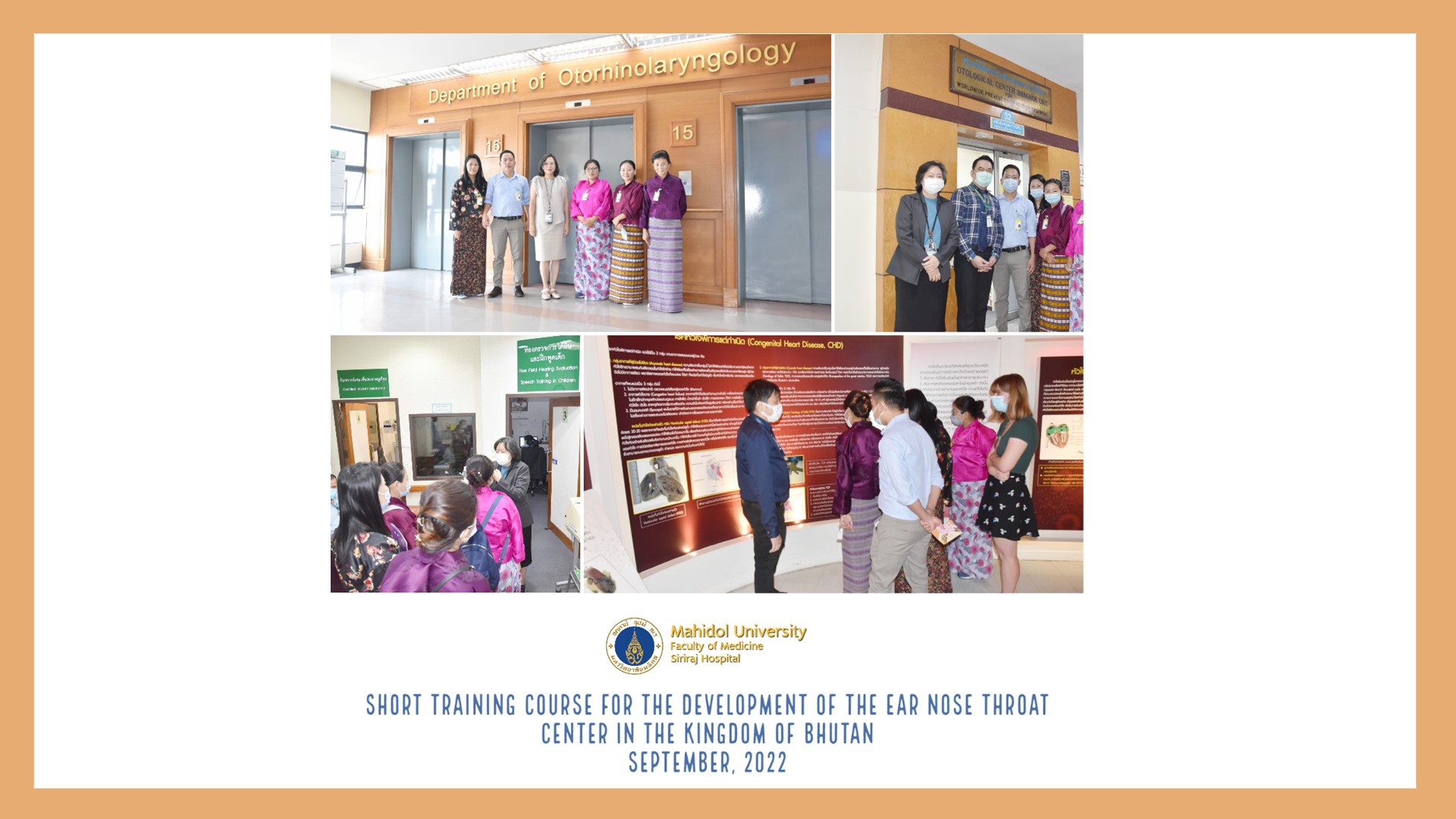Short Training for Bhutanese ENT Center Development Project