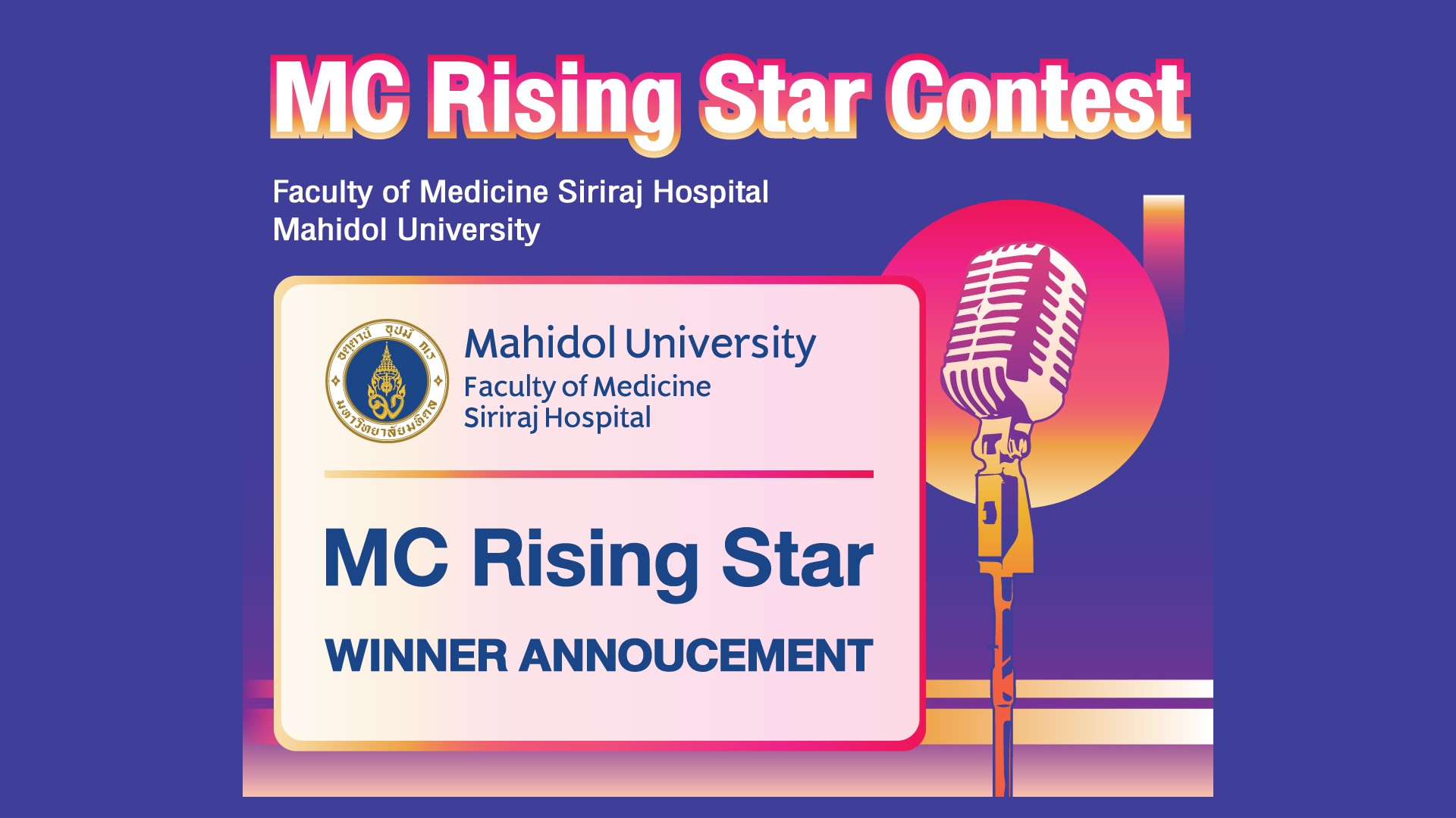 MC Rising Star 2022 Winners Announcement
