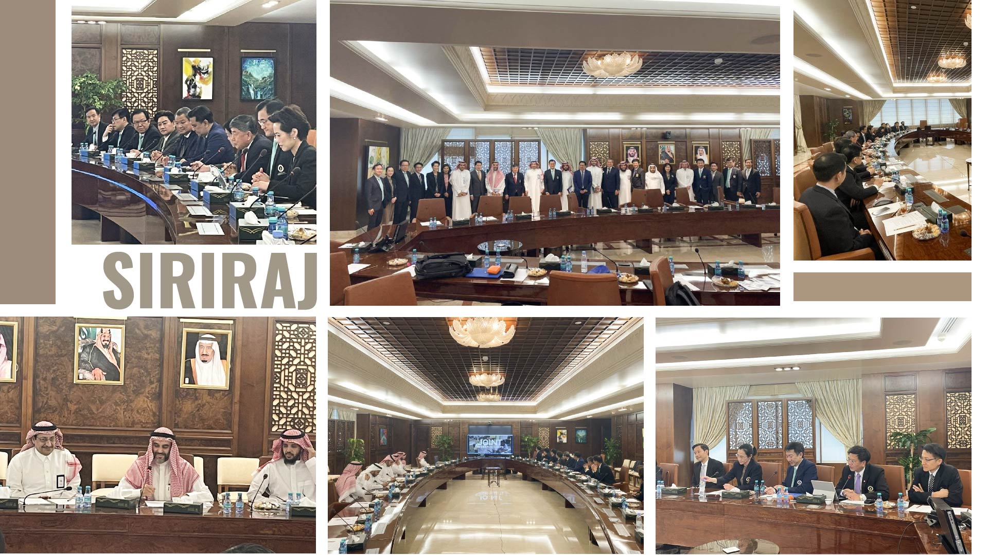 Siriraj’s Executives Visited the Kingdom Of Saudi Arabia (KSA) and the United Arab Emirates (UAE) to Discuss on Future Collaboration