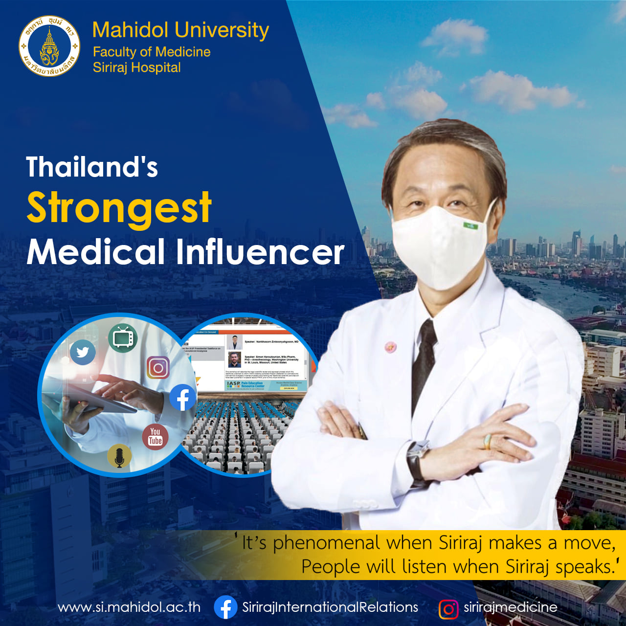 SIRIRAJ HOSPITAL – Thailand’s Strongest Medical Influencer