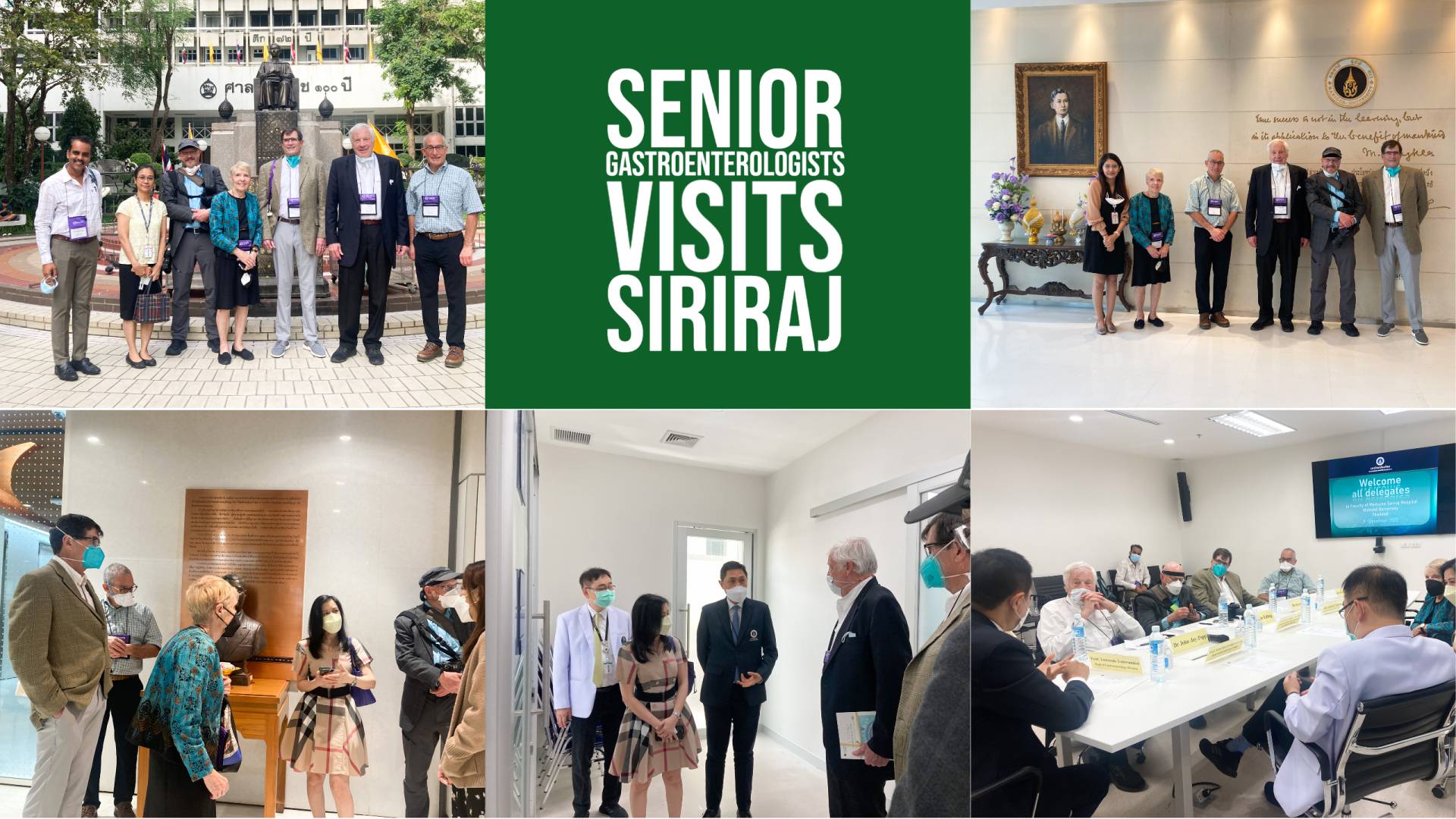 Senior US Gastroenterologists & Healthcare Professionals Visits Siriraj