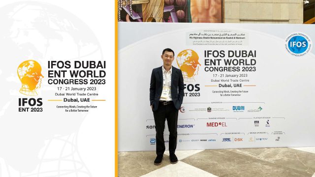 Siriraj Faculty Abroad at IFOS DUBAI ENT WORLD CONGRESS 2023