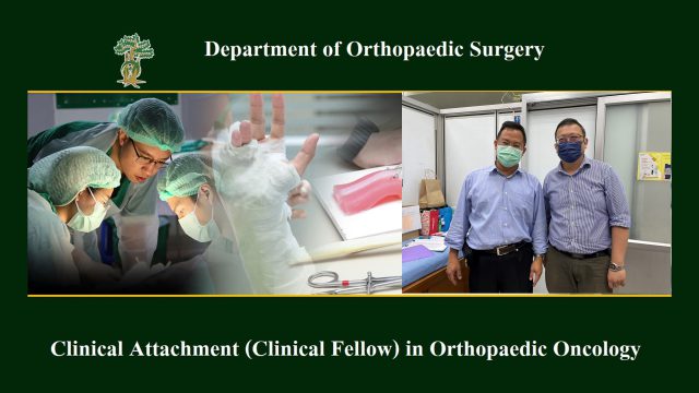 Short Training Program in Orthopaedic Oncology at Siriraj