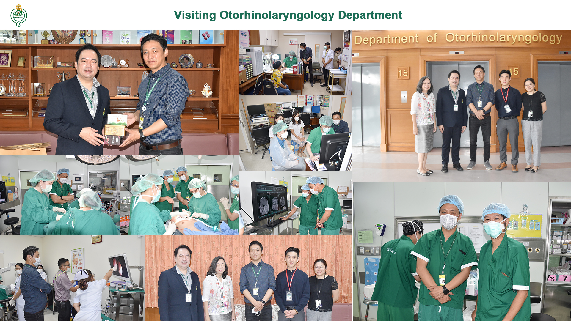 Visiting Otorhinolaryngology Department from JDWNRH, Kingdom of Bhutan