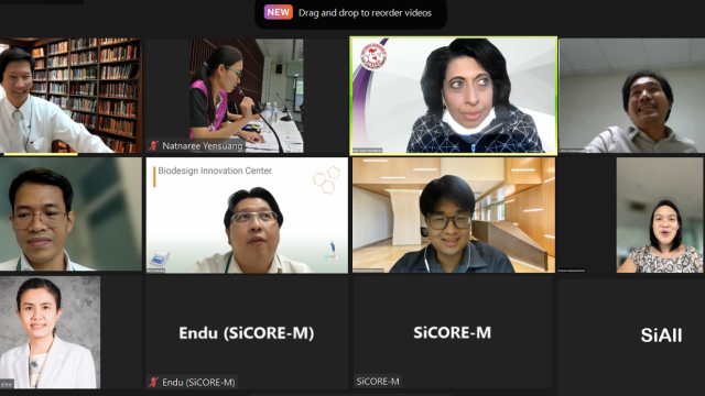 The 1st virtual meeting with Professor Ruby Pawankar, SAB member of SiCORE-Allergy on January 10th,2023