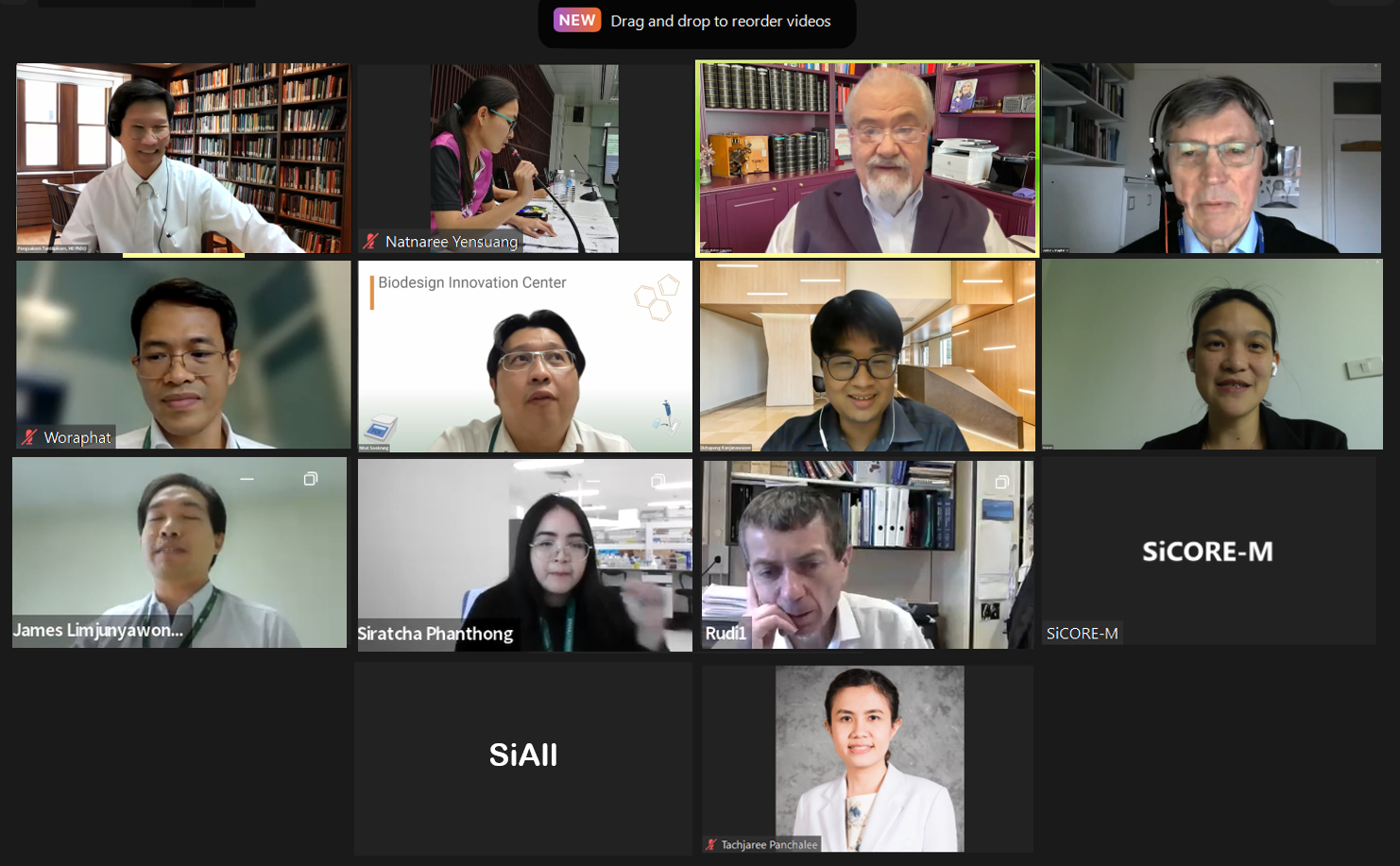 The 4th Teleconference with Scientific Advisory Board members on May 22nd, 2023 (Center of Research Excellence in Allergy and Immunology)