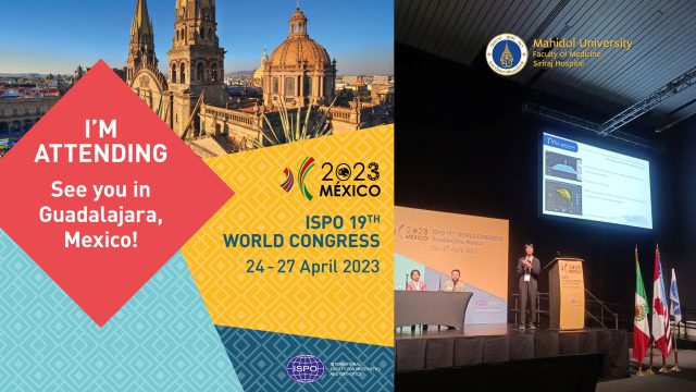 Siriraj Faculty Abroad at the I.S.P.O. 19th World Congress in Mexico