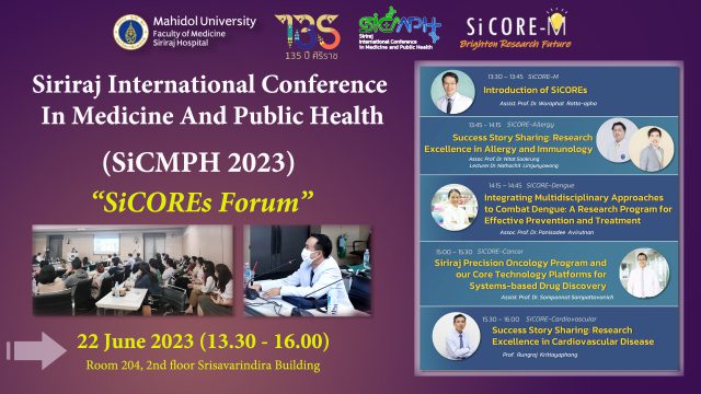 SiCOREs Forum session in SiMPH2023 on June 22nd, 2023