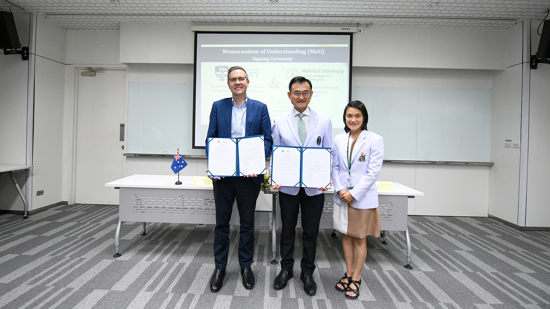 MOU Signing Ceremony Between Siriraj and University of Sydney