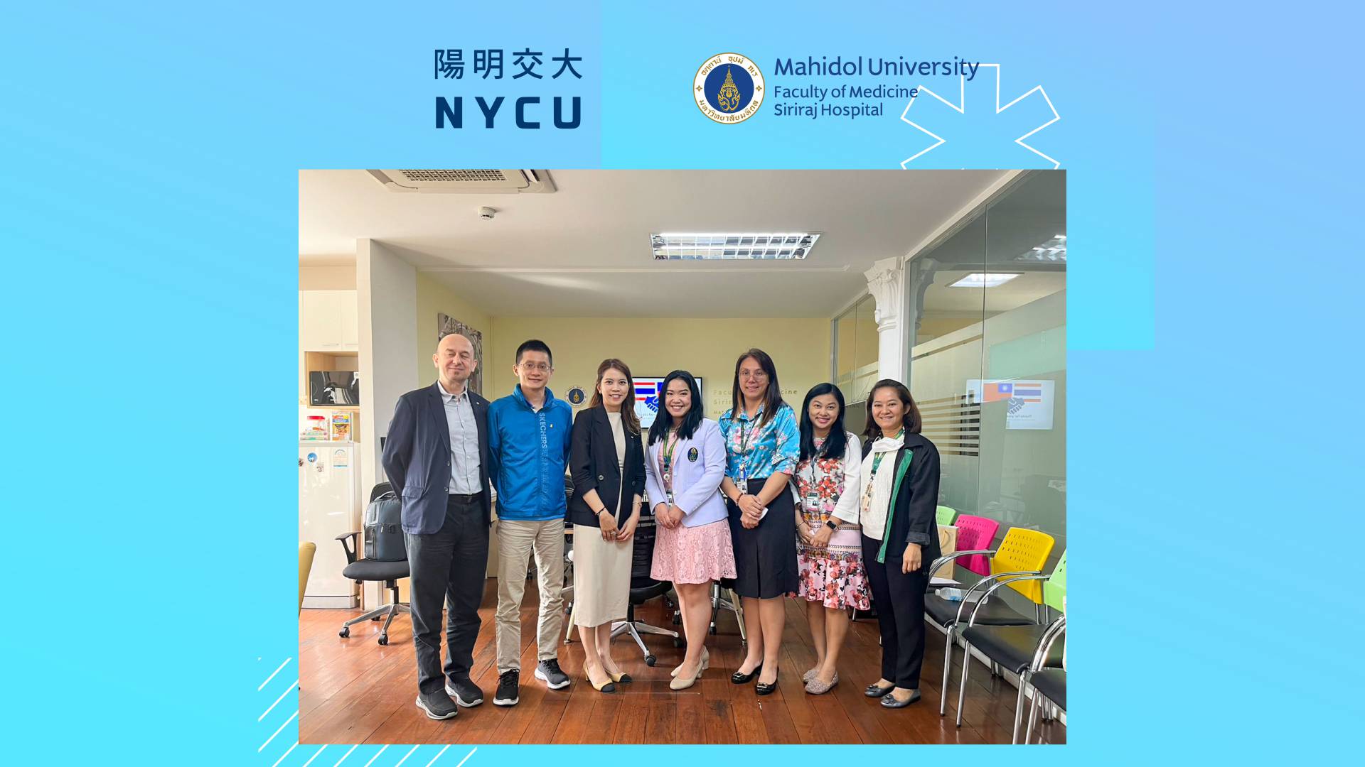 National Yang Ming Chiao Tung University Visits Siriraj!