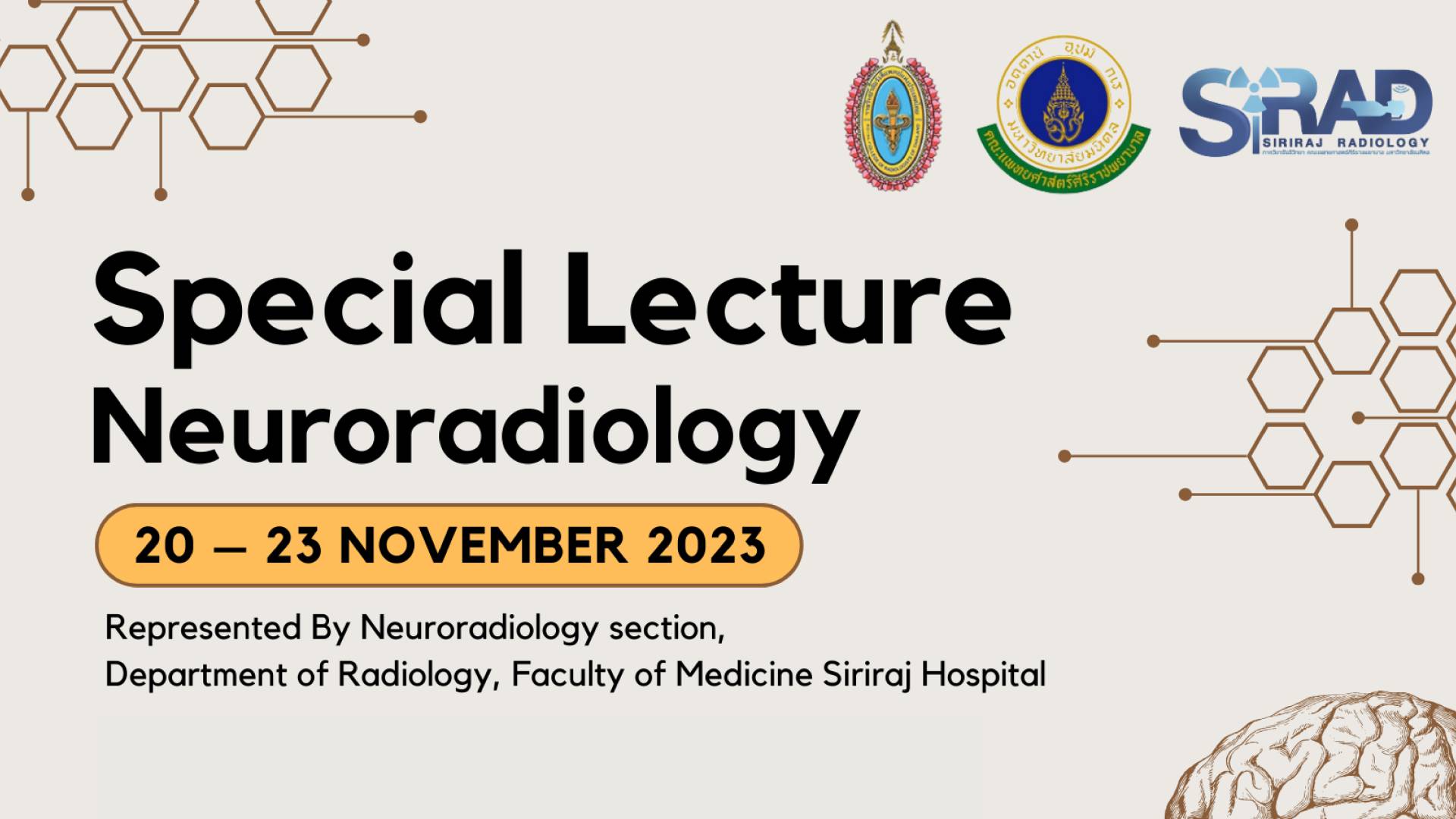 Exciting Neuroradiology Lecture Series Alert!