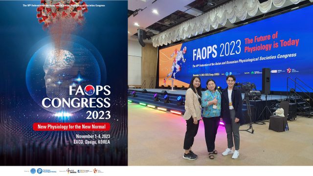 Siriraj Faculty Abroad at FAOPS 2023 in Korea