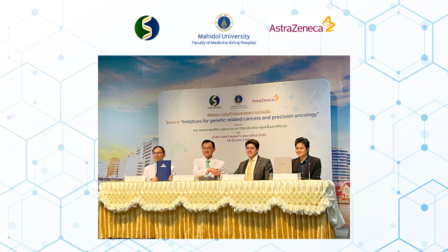 Siriraj Collaborates with AstraZeneca Thailand in Precision Oncology Initiative