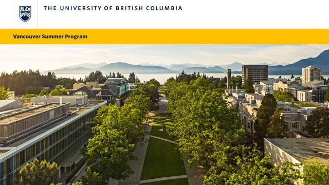 UBC Vancouver Summer Program 2024