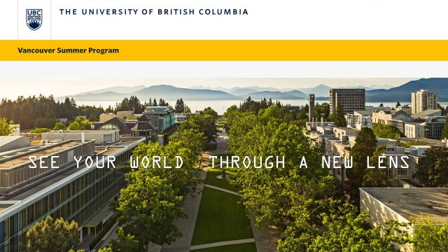 The University of British Columbia Vancouver Summer Program 2024