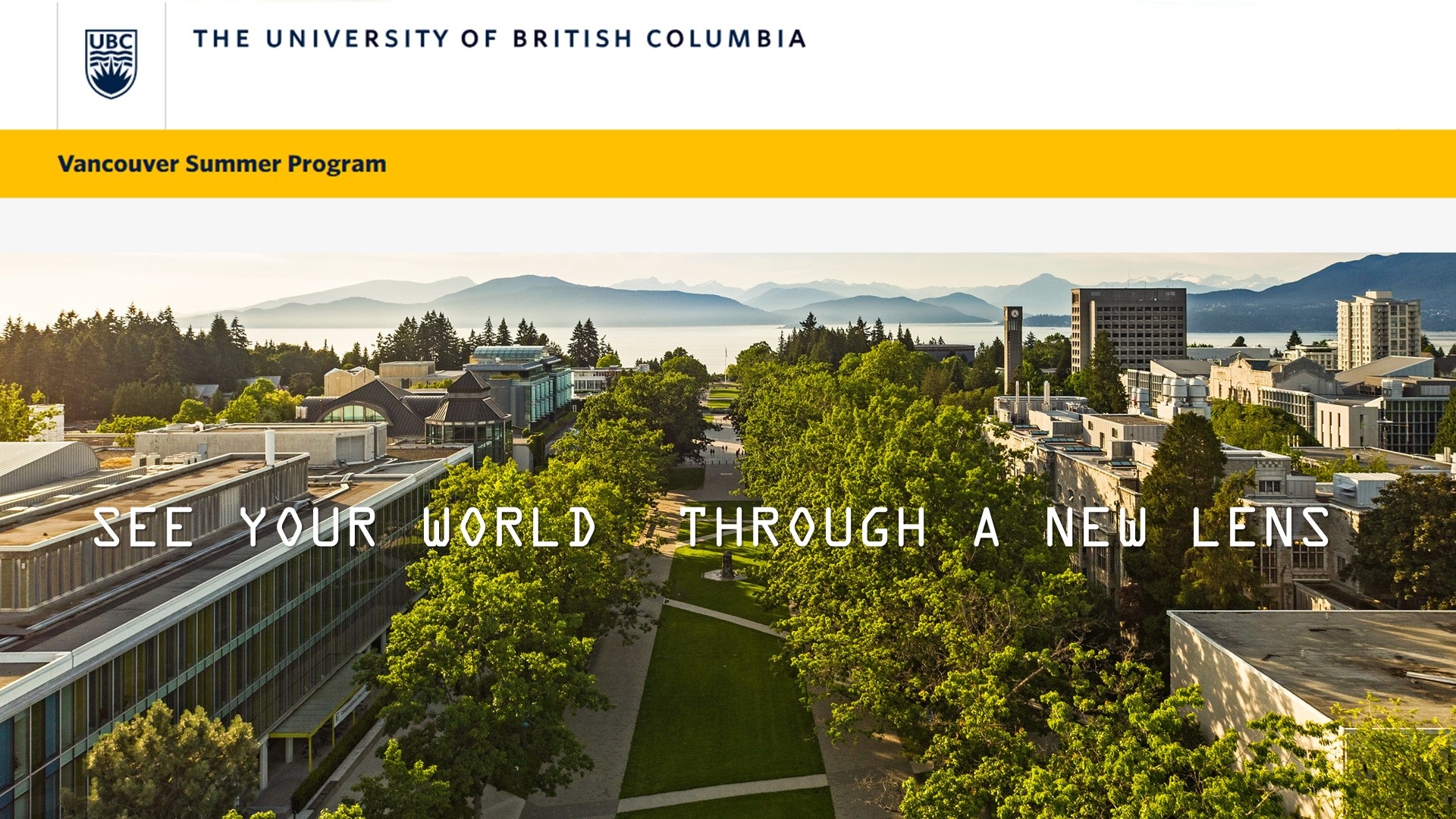 The University of British Columbia Vancouver Summer Program 2024