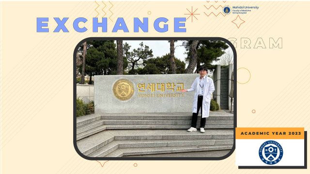 Siriraj Medical Student Exchange Program at Yonsei University, South Korea